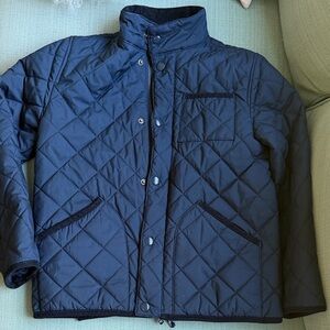 Navy Quilted Jacket
